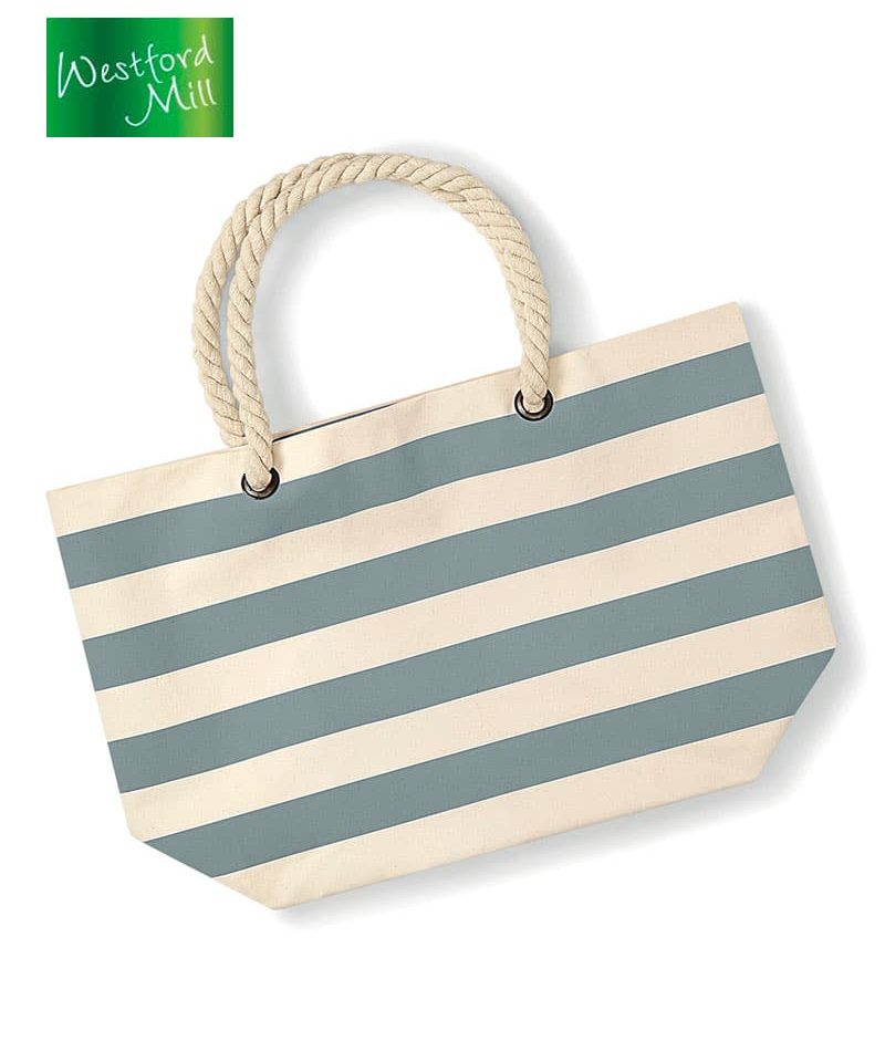 Borsa mare in canvas nautica Westford Mill W680 9 BORSA-MARE-IN-CANVAS-NAUTICA-W680-naturale-grigio