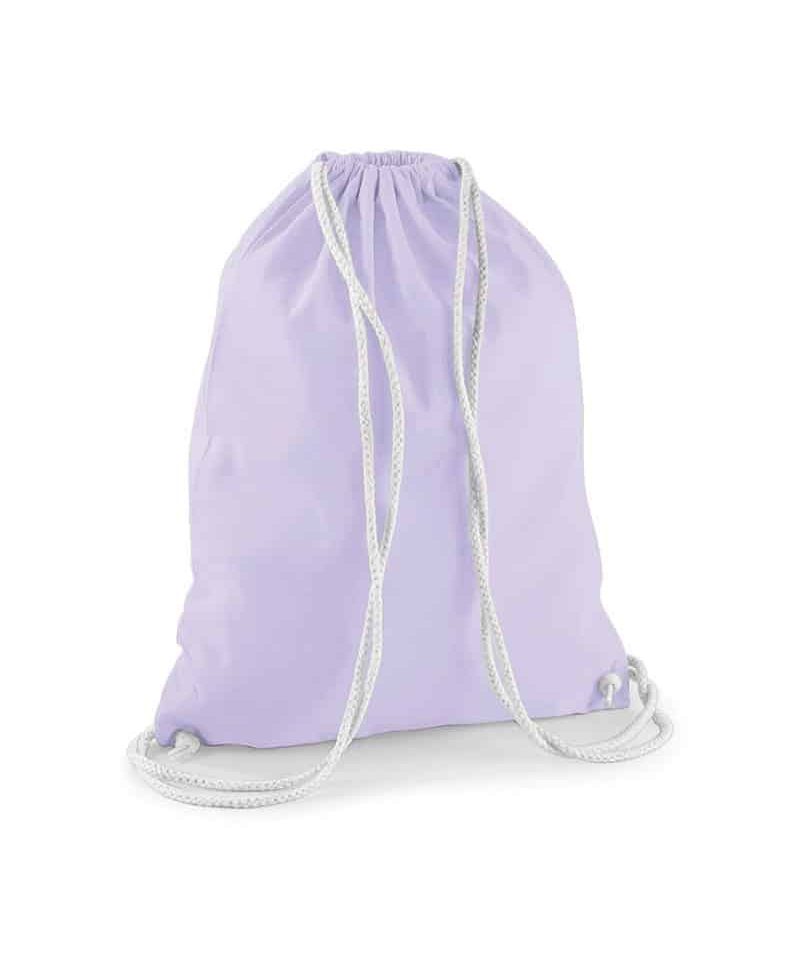 Sacca portascarpe cotone leggero 36x46cm W110 51 Sacca Portascarpe in cotone Westford Mill W110 lavanda