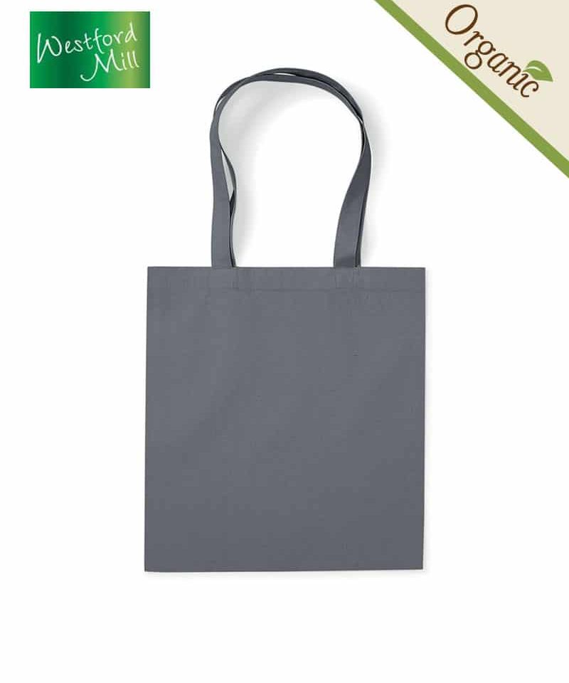 Shopper in cotone organico certificato Westford Mill W261 17 Shopper-in-cotone-organico-certificato-Westford-Mill-W261-grigio-graffite