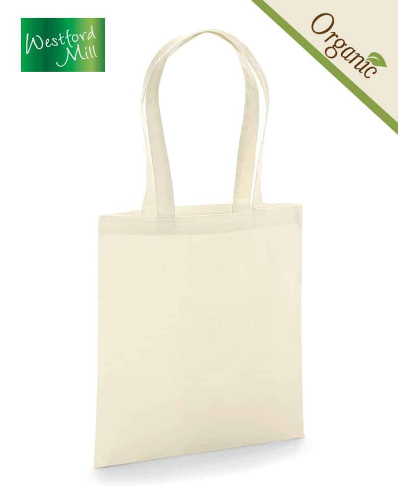 Shopper in cotone organico certificato Westford Mill W261 – Bybrand Roma