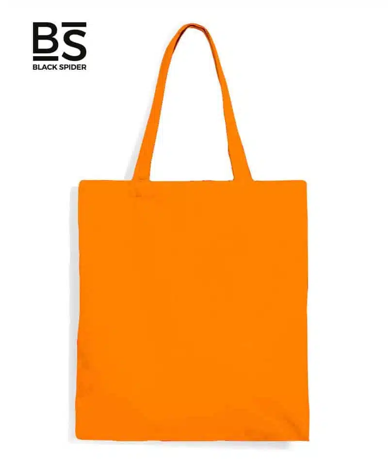 Shopper-in-cotone-personalizzate-Black-Spider-BS901-arancio