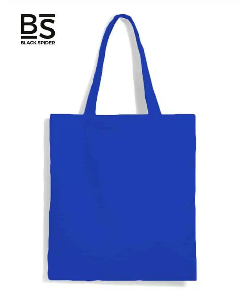 Shopper-in-cotone-personalizzate-Black-Spider-BS901-blu-royal