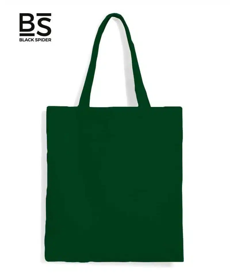 Shopper-in-cotone-personalizzate-Black-Spider-BS901-verde-bottiglia