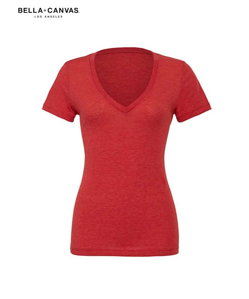 T-shirt donna manica corta Triblend Bella Canvas BE8435 13 T-shirt-donna-manica-corta-Triblend-Bella-Canvas-BE8435-rosso