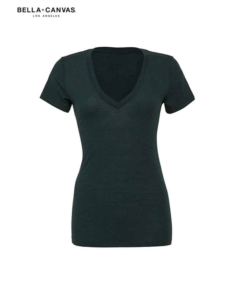 T-shirt donna manica corta Triblend Bella Canvas BE8435 19 T-shirt-donna-manica-corta-Triblend-Bella-Canvas-BE8435-verde-smeraldo