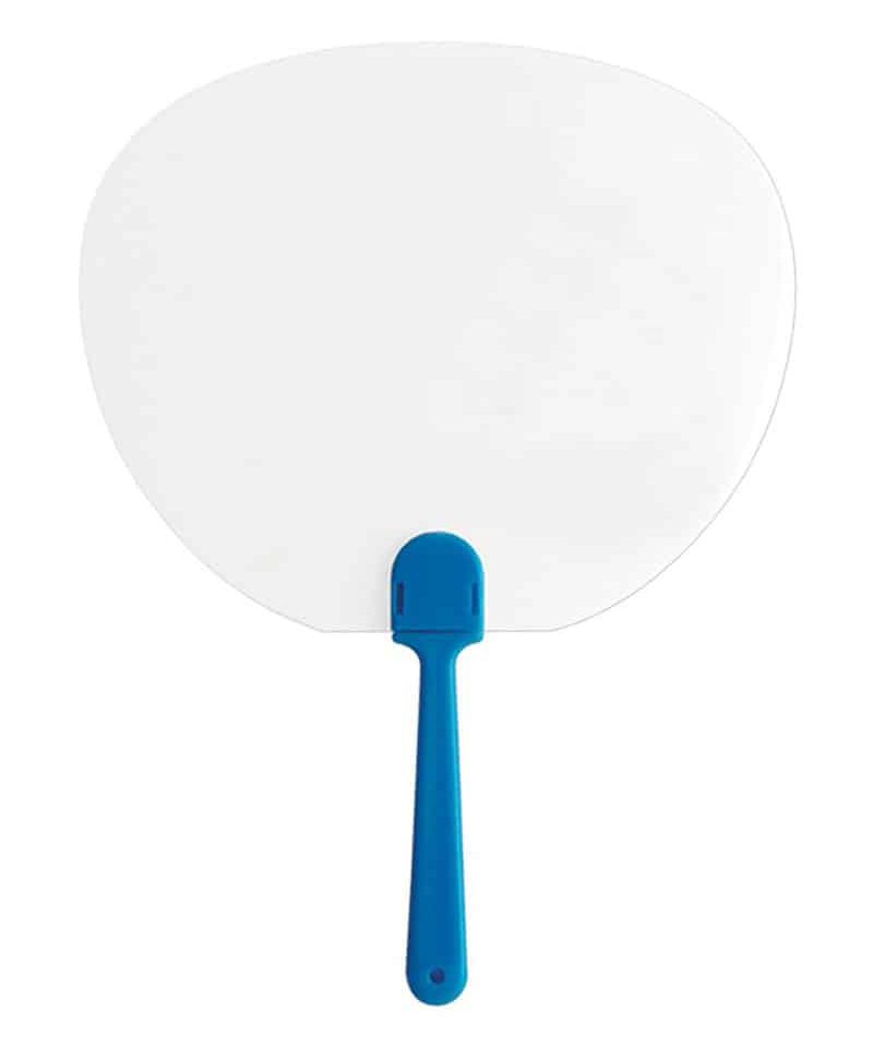 Ventaglio ovale in plastica trasparente AN761039 (min. 100 pezzi) 9 Ventagli-personalizzati-in-plastica-AN761039-blu