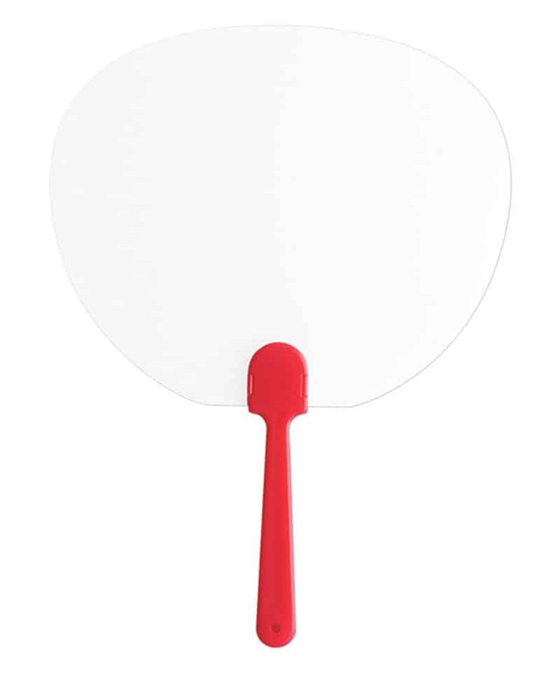 Ventaglio ovale in plastica trasparente AN761039 (min. 100 pezzi) 11 Ventagli-personalizzati-in-plastica-AN761039-rosso