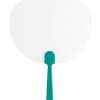 Ventaglio ovale in plastica trasparente AN761039 (min. 100 pezzi) 2 Ventagli-personalizzati-in-plastica-AN761039-verde