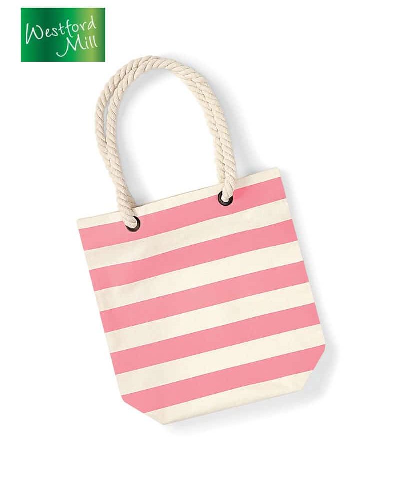Borsa mare in canvas nautica W685 9 borsa-mare-in-canvas-nautica-W685-rosa-natural
