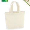 Mini borsa in cotone pesante organico 26x21x10cm Westford Mill W845 2 mini-borsa-in-cotone-pesante-organico-26x21x10cm-W845-naturale