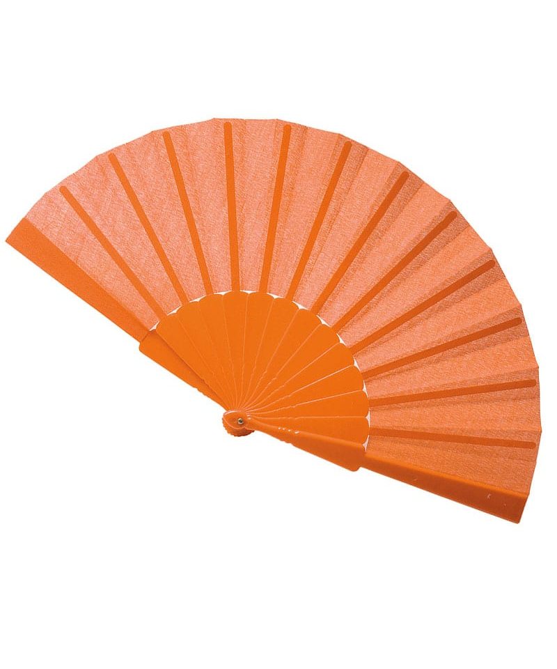 Ventagli personalizzabili con manico in plastica 08427 10 ventagli-personalizzati-con-manico-in-plastica-08427-arancio