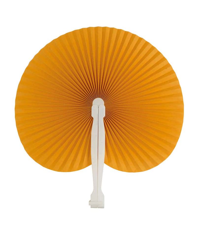Ventaglio in carta colorata e manico in plastica 10432 (MIN. 50Pezzi) 15 ventaglio-in-carta-colorata-e-manico-in-plastica-10432-arancio