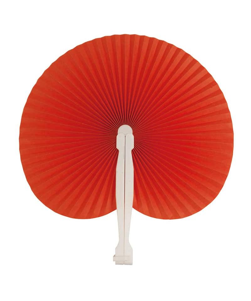 Ventaglio in carta colorata e manico in plastica 10432 (MIN. 50Pezzi) 16 ventaglio-in-carta-colorata-e-manico-in-plastica-10432-rosso