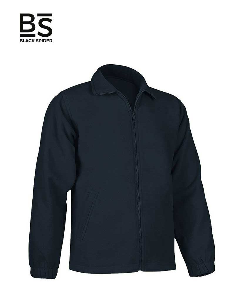 Giacca in pile con zip intera Black Spider BS361 7 Giacca-pile-con-zip-intera-Black-Spider-BS361-Blu-Navy