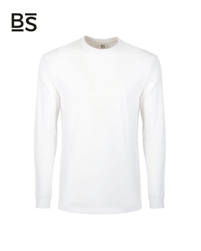 T-shirt-a-manica-lunga-Black-Spider-BS100-bianco