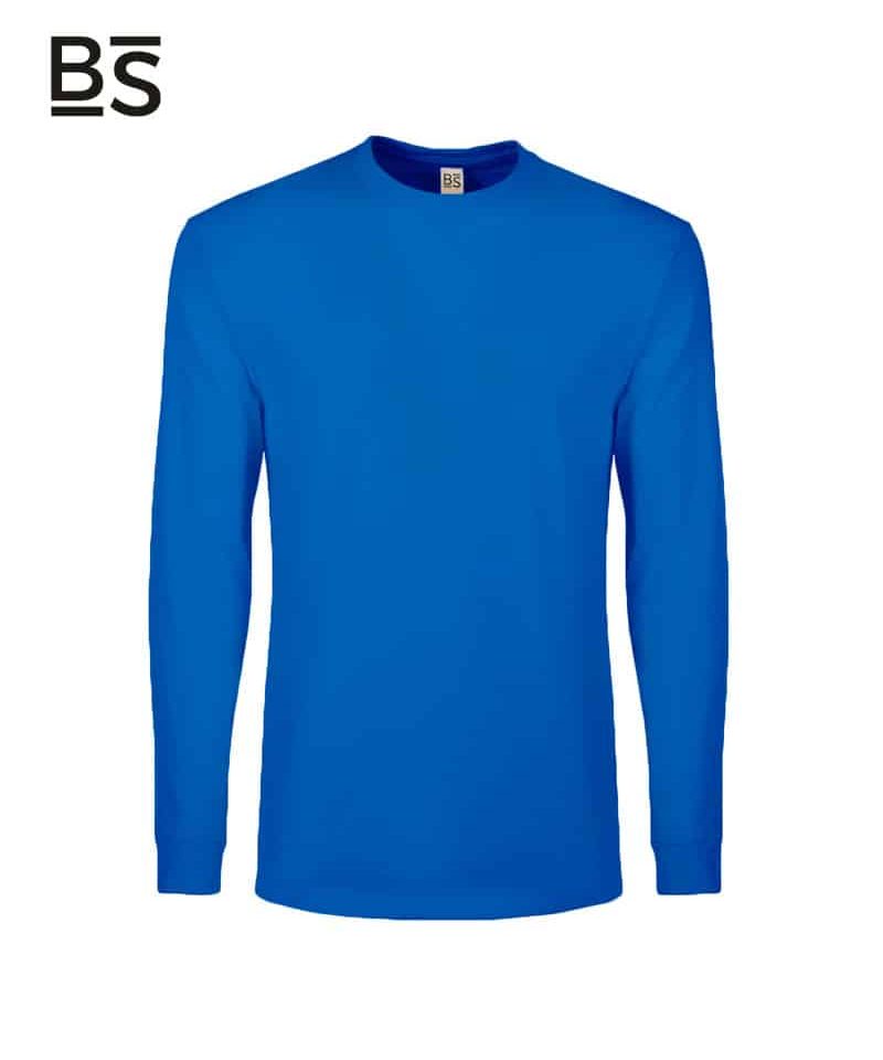 T-shirt-a-manica-lunga-Black-Spider-BS100-blu-royal