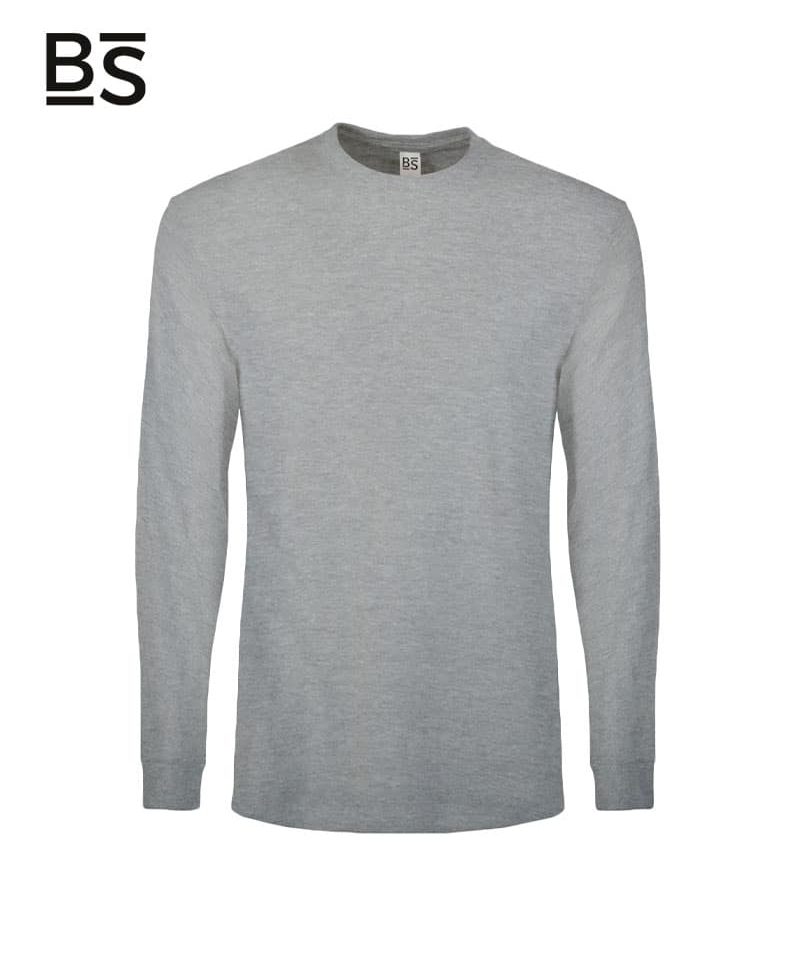T-shirt a manica lunga Black Spider BS100 11 T-shirt-a-manica-lunga-Black-Spider-BS100-grigio-melange