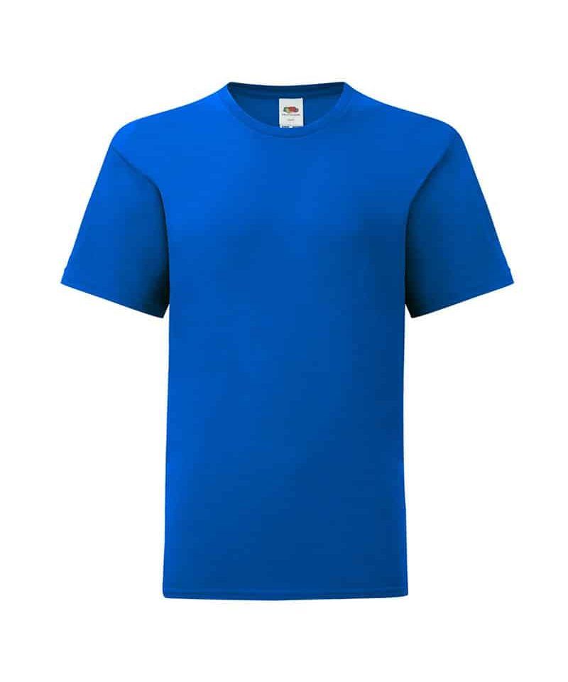 T-shirt bambino Fruit of the Loom slim fit con etichetta staccabile FR610230 25 T-shirt-bambino-Fruit-of-the-Loom-slim-fit-con-etichetta-staccabile-FR610230-blu-royal