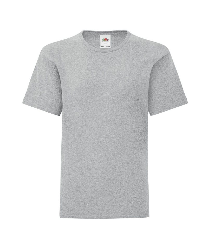 T-shirt bambino Fruit of the Loom slim fit con etichetta staccabile FR610230 29 T-shirt-bambino-Fruit-of-the-Loom-slim-fit-con-etichetta-staccabile-FR610230-grigio-melange