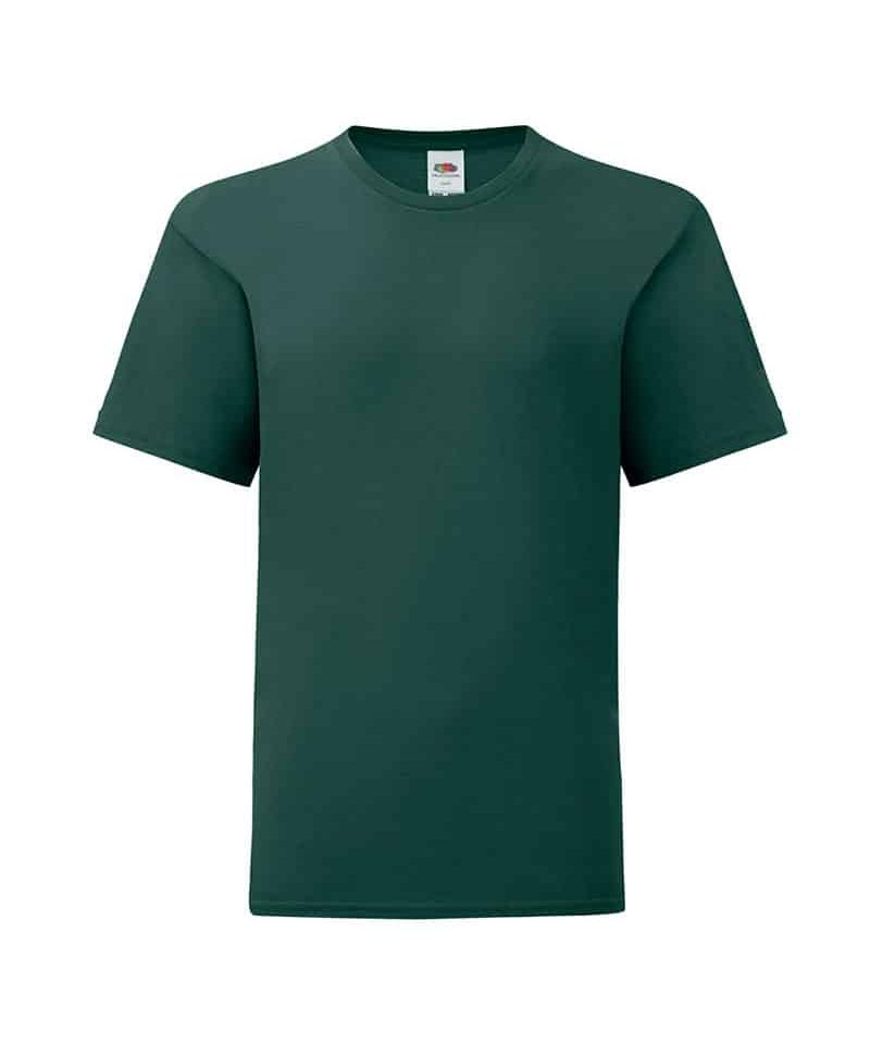 T-shirt bambino Fruit of the Loom slim fit con etichetta staccabile FR610230 32 T-shirt-bambino-Fruit-of-the-Loom-slim-fit-con-etichetta-staccabile-FR610230-verde-foresta