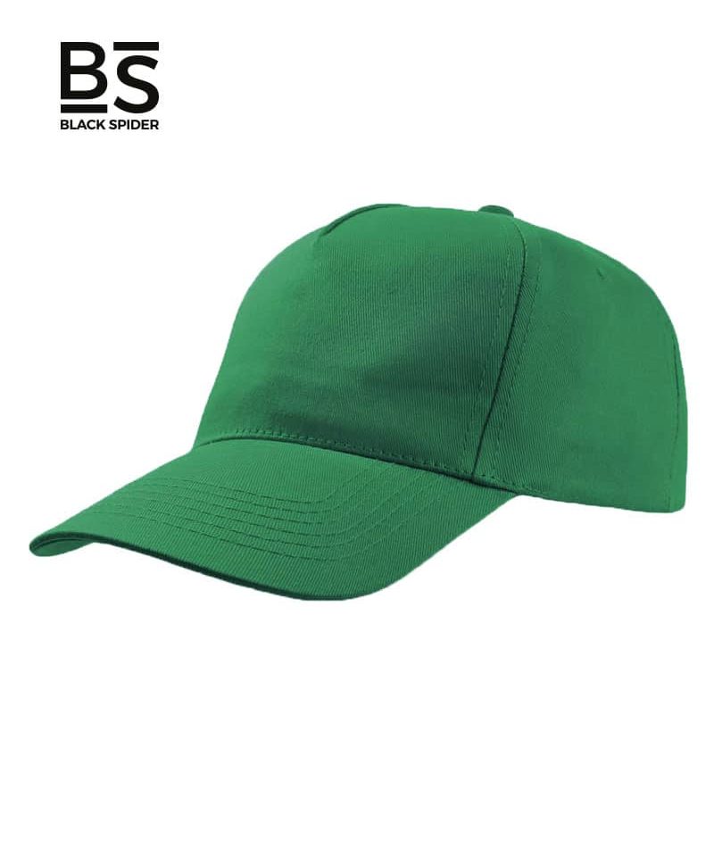 Berretto-con-chiusura-in-velcro-BS600-verde-prato