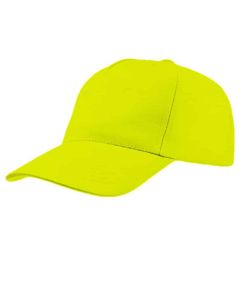 Berretto con chiusura in velcro Black Spider BS600 31 Cappellino-baseball-personalizzabile-Black-Spider-BS600-giallo-fluo