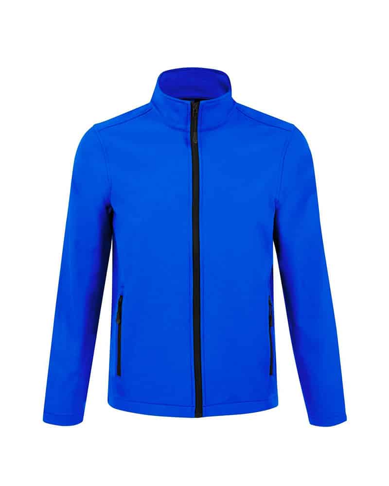 B&C Collection Giacca Windbreaker Leggera In Nylon Con Cappuccio - Blu Reale, Chiusura Con Cerniera, Per Uomo E Donna, Taglia S