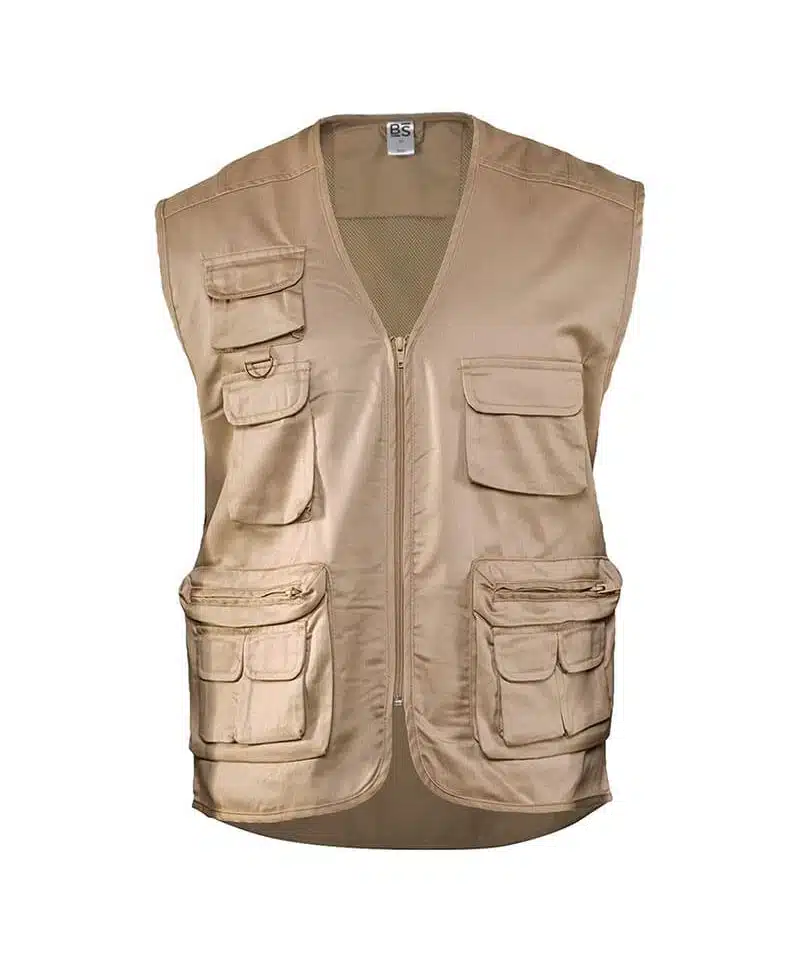 Gilet-multitasche-Black-Spider-BS510-beige