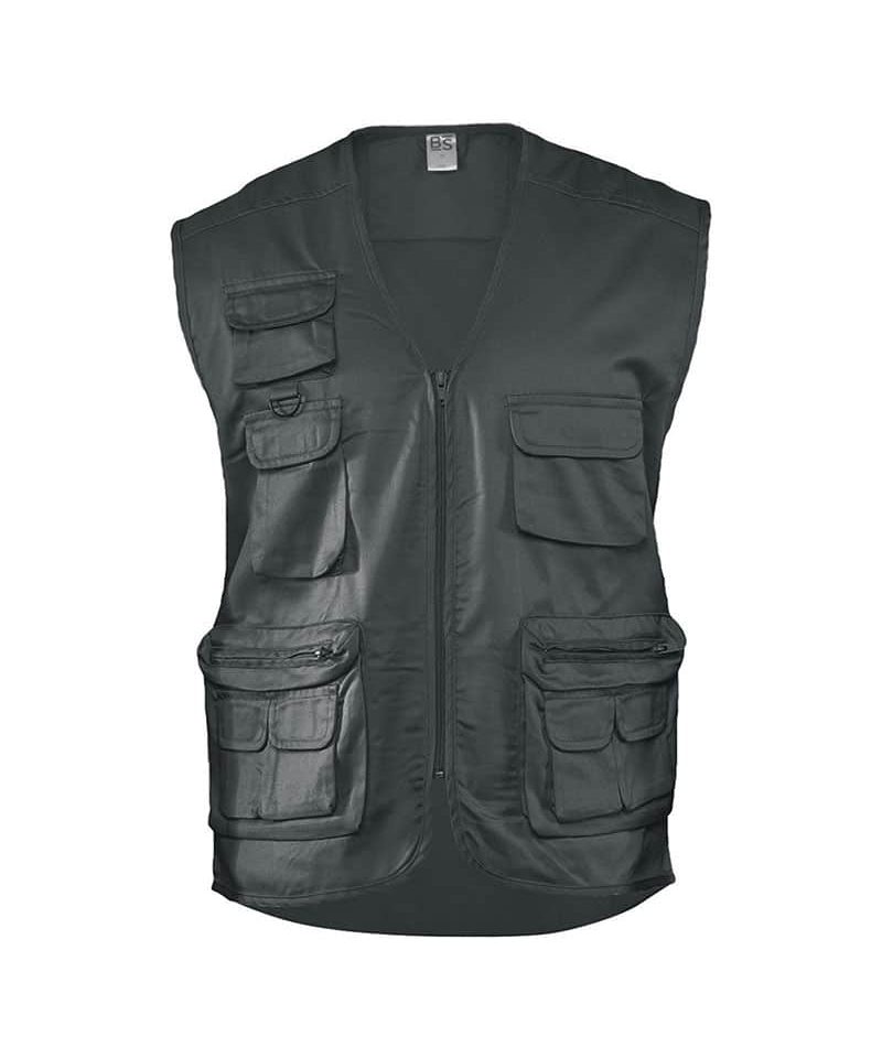 Gilet multitasca Black Spider BS510 9 Gilet-multitasche-Black-Spider-BS510-grigio