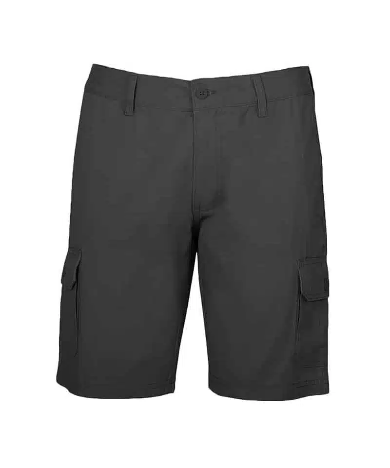 Pantaloni-corti-cargo-con-tasche-Black-Spider-BS410-grigio