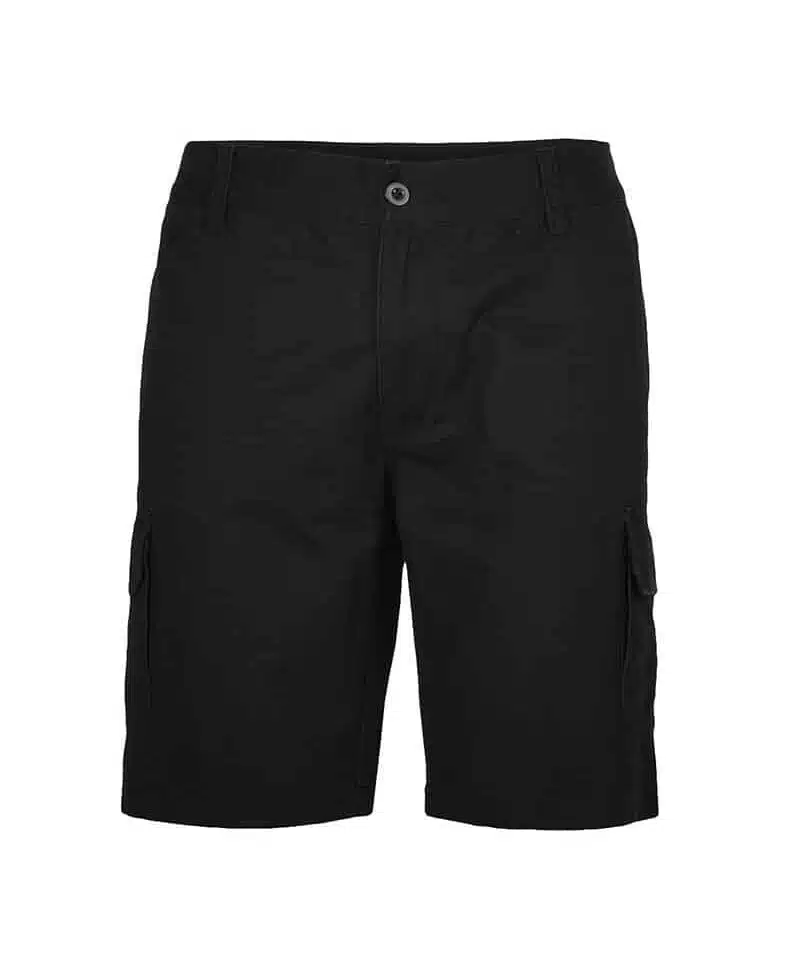 Pantaloni-corti-cargo-con-tasche-Black-Spider-BS410-nero