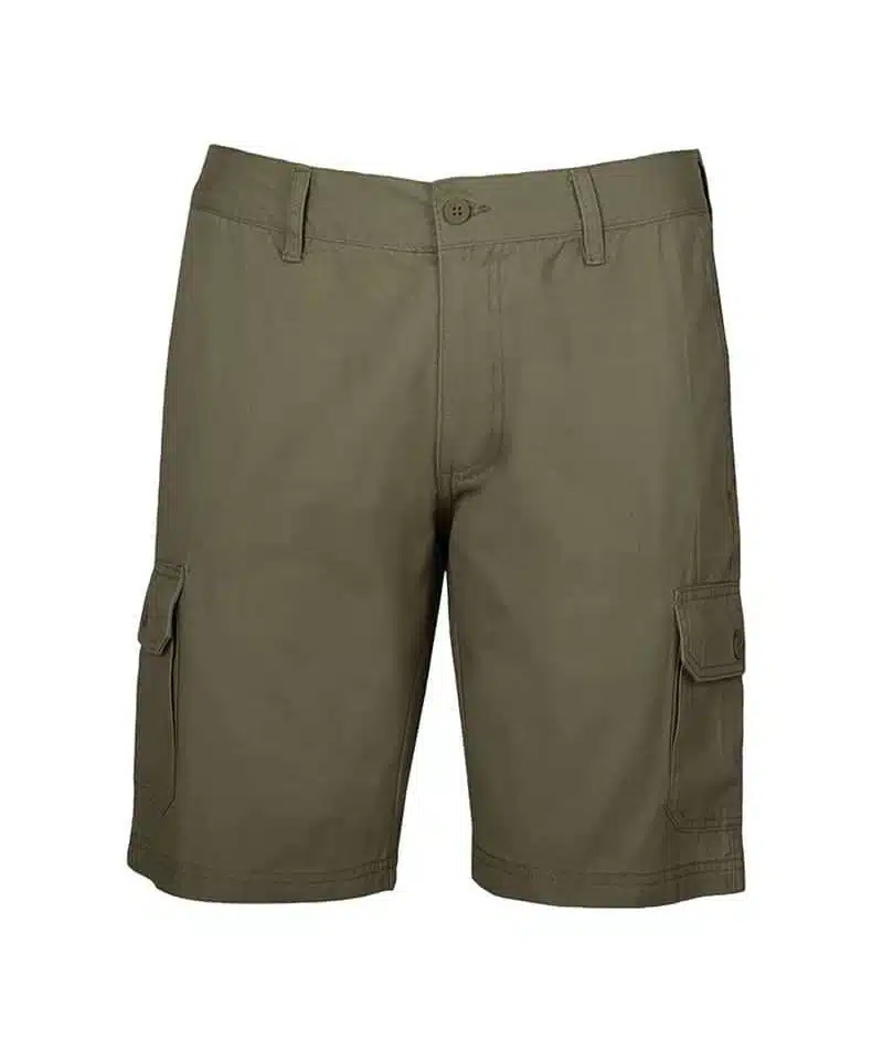 Pantaloni-corti-cargo-con-tasche-Black-Spider-BS410-verde-militare