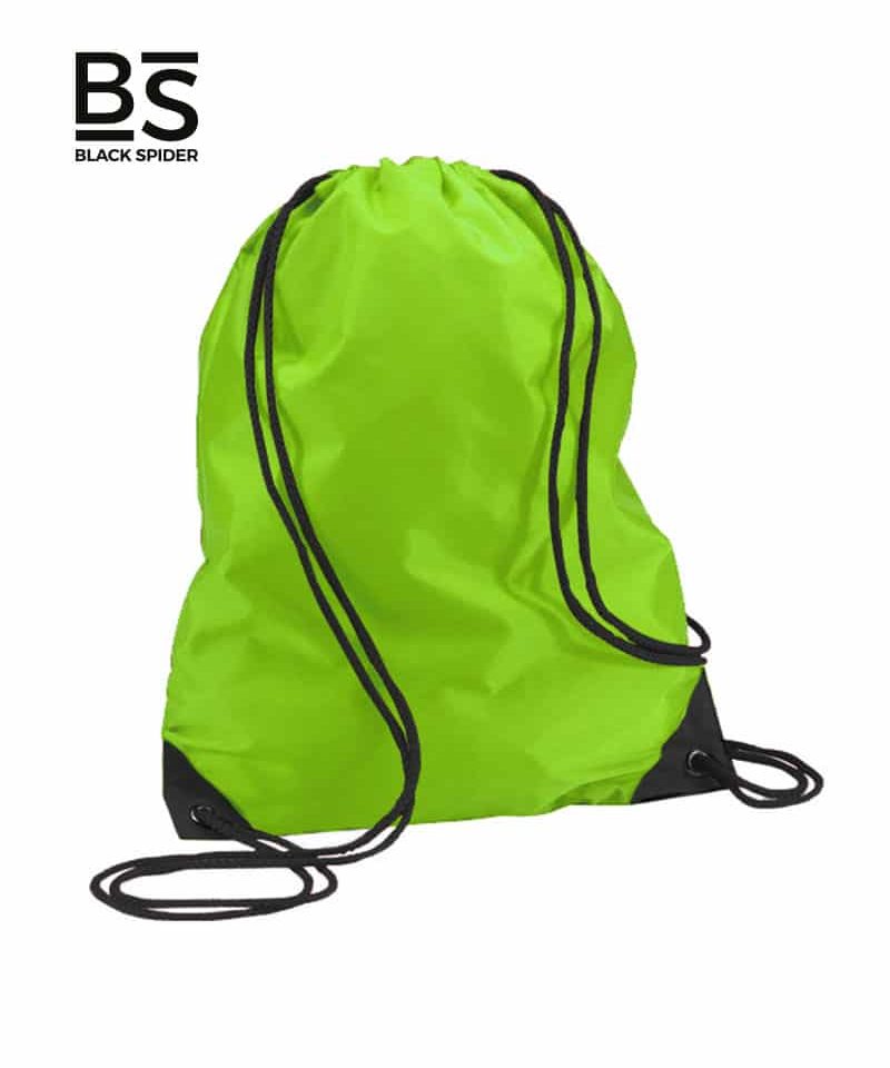 Sacca-da-ginnastica-con-lacci-Black-Spider-BS950-Lime
