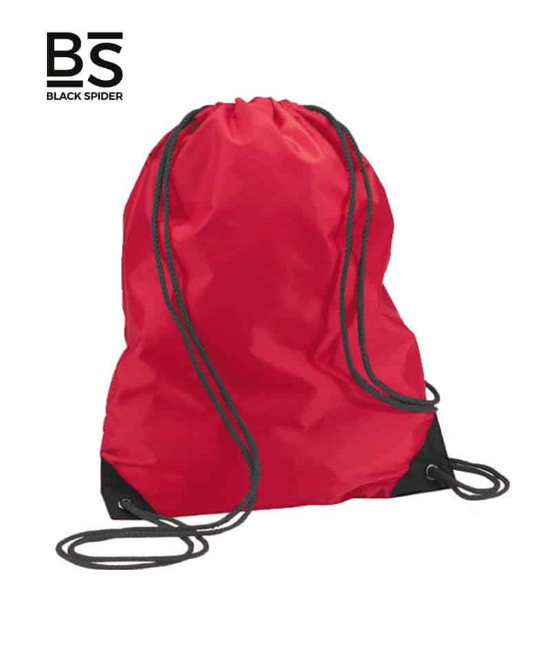 Sacca-da-ginnastica-con-lacci-Black-Spider-BS950-Rosso