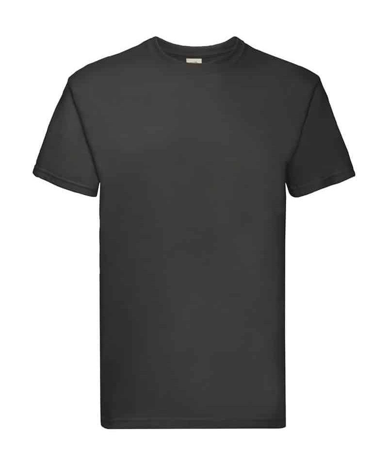 T-shirt-Uomo-Premium-Fruit-of-the-Loom-FR610440-grigio-grafite