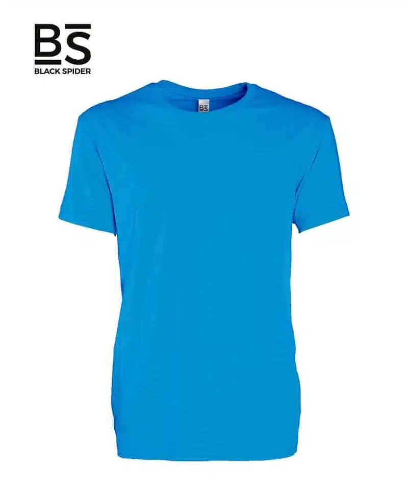 T-shirt-bambino-personalizzabili-Black-Spider-BSK010-Turchese