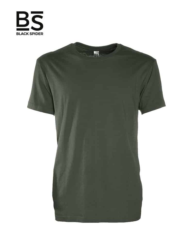 T-shirt-bambino-personalizzabili-Black-Spider-BSK010-Verde-Oliva