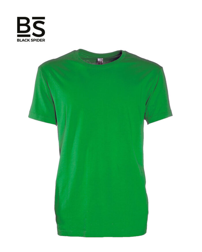 T-shirt-bambino-personalizzabili-Black-Spider-BSK010-Verde-Prato-