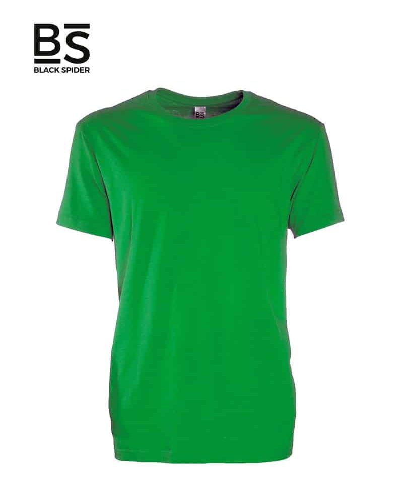 T-shirt-bambino-personalizzabili-Black-Spider-BSK010-Verde-Prato-