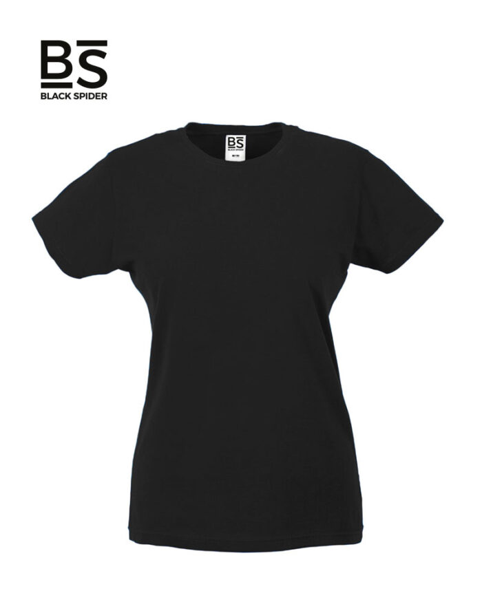 T-shirt-manica-corta-girocollo-Black-Spider-BSW050-Nero