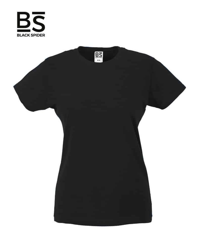 T-shirt manica corta cotone organico Black Spider BSW050 4 T-shirt-manica-corta-girocollo-Black-Spider-BSW050-Nero