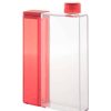 Borraccia rettangolare piatta in plastica trasparente AN800396 1 Borraccia-rettangolare-piatta-in-plastica-trasparente-AN800396-ROSSA