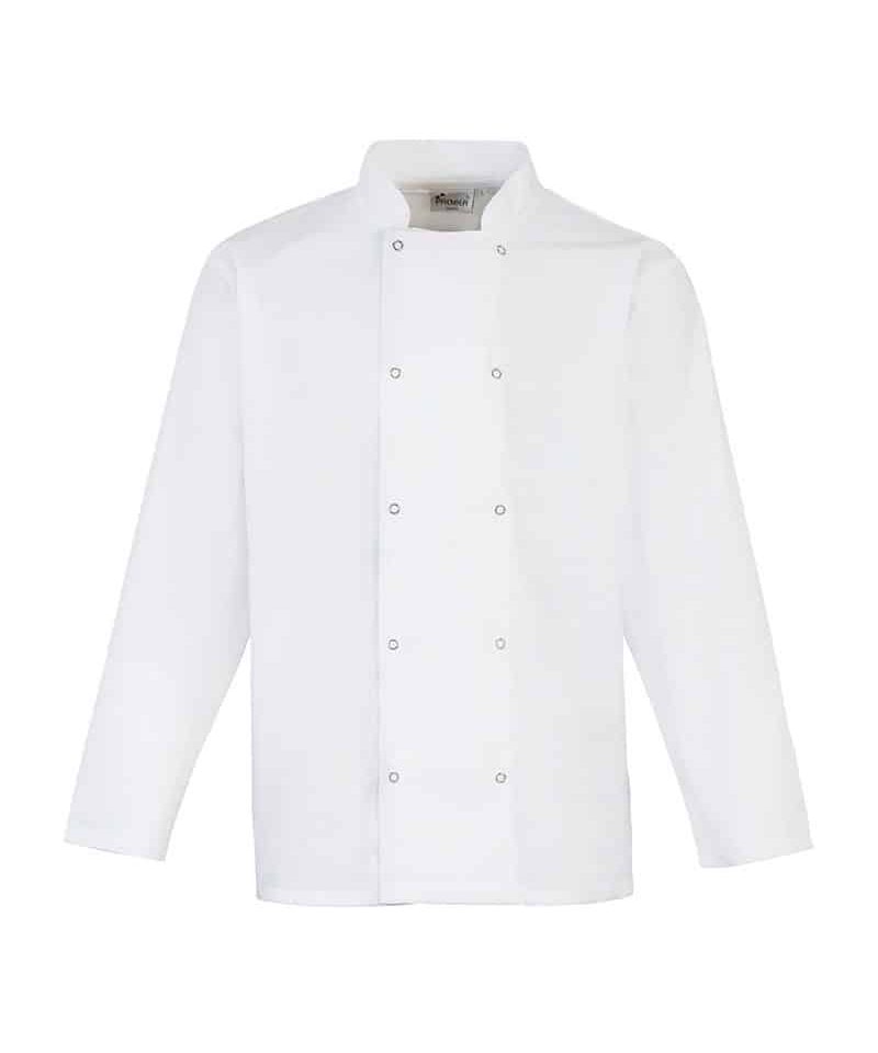 Giacca cuoco con bottoni a pressione Premier PR665 5 Giacca-cuoco-con-bottoni-a-pressione-Premier-PR665-bianco