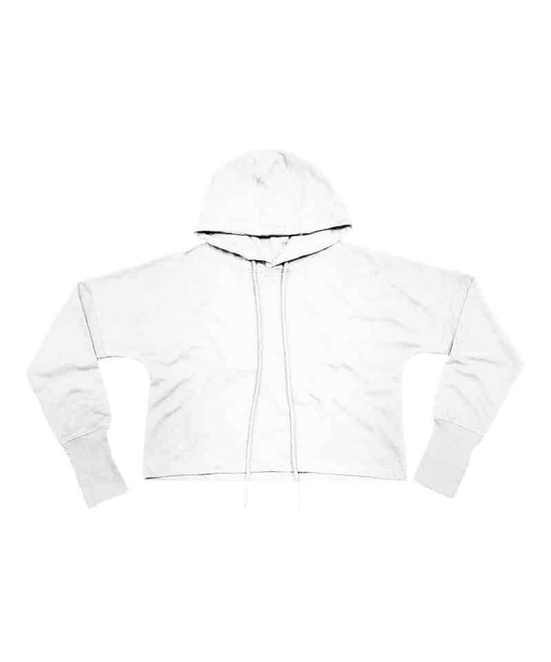 Felpa donna con cappuccio Mantis MAM140 7 Felpa-con-maniche-set-in-Mantis-mam140-bianca