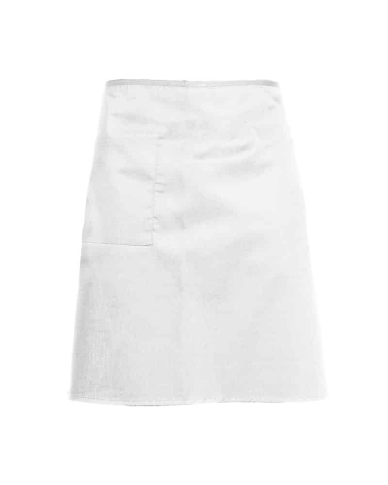 Grembiule con Tasca Piccola Colore Italiano MI008 8 Grembiule con Tasca Piccola Colore Italiano MI008 bianco