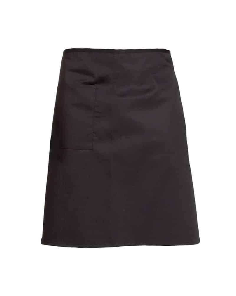 Grembiule con Tasca Piccola Colore Italiano MI008 4 Grembiule con Tasca Piccola Colore Italiano MI008 nero