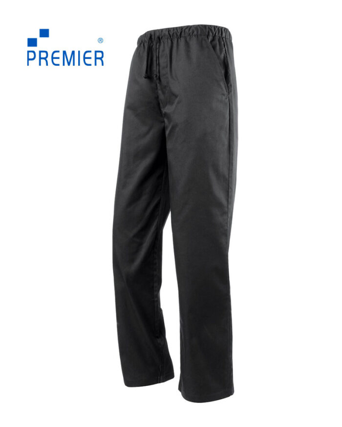 Pantalone-Chef-Premier-a-quadrettoni-Premier-PR553-nero