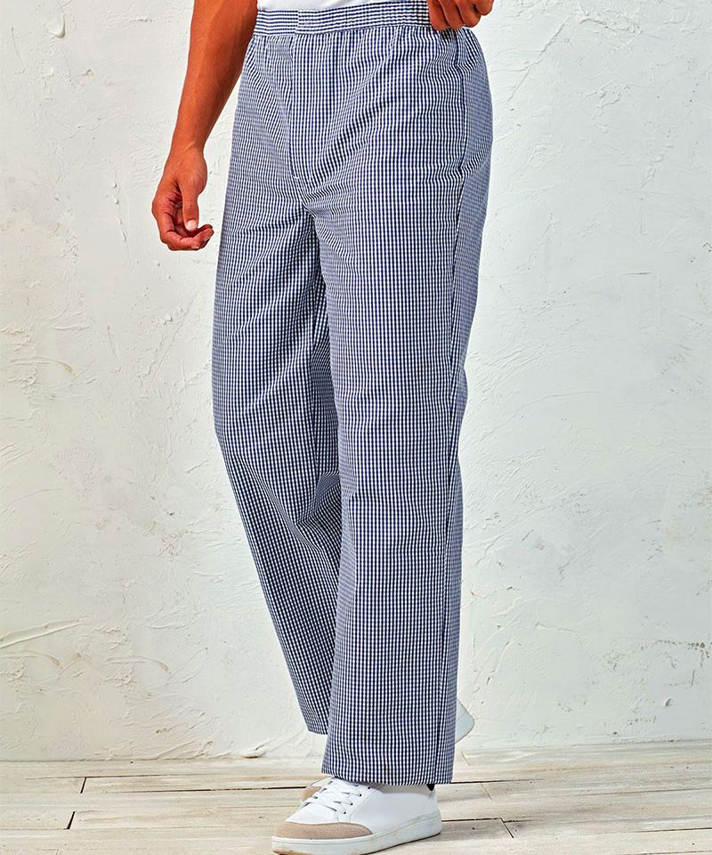 Pantaloni cuoco a quadretti Premier PR552
