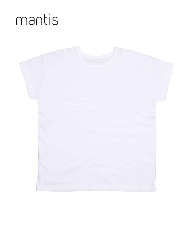 T-shirt donna in cotone organico maniche con risvolto Mantis MAM193 8 T-shirt-donna-in-cotone-organico-maniche-con-risvolto-Mantis-MAM193-bianco