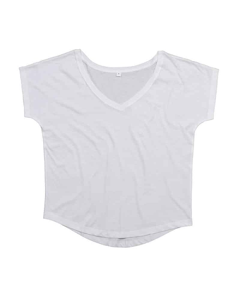 T-shirt donna maniche corte scollo a V Mantis MAM147 6 T-shirt-donna-maniche-corte-scolloav-Mantis-mam147-bianca